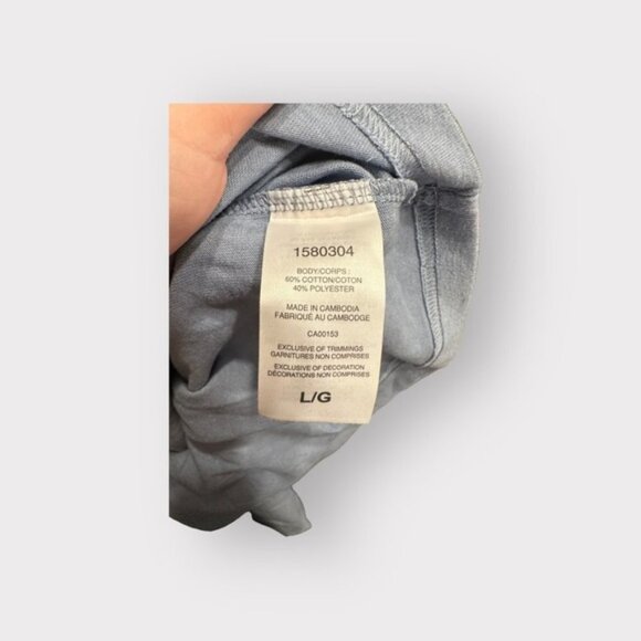 Mens L Champion Hoodie Pale Blue Like New Large - Picture 3 of 9